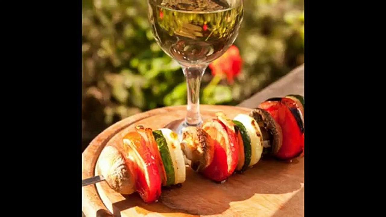 Вегетарианский овощной шашлык