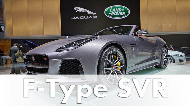 Genf 2016: Jaguar F-Type SVR Weltpremiere bei Jaguar Land Rover | Messe | Auto