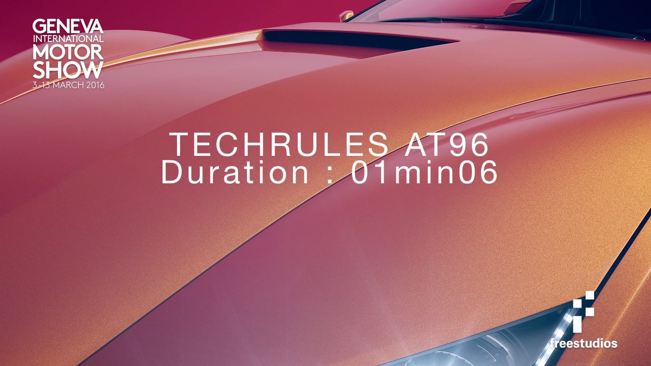 Techrules AT96 Live Al Salone di Ginevra 2016