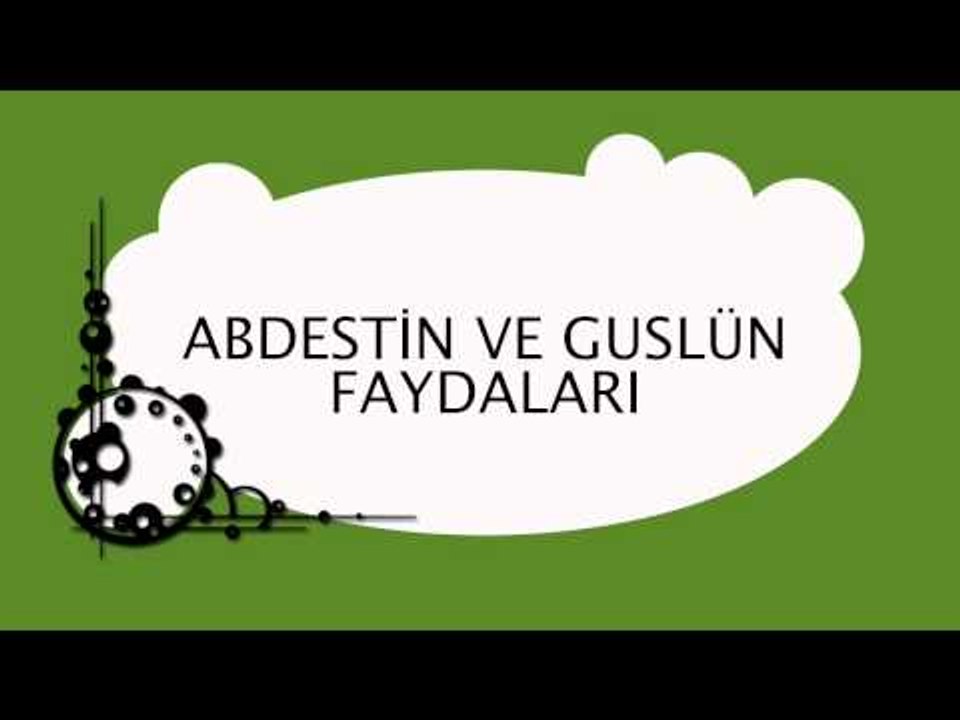 Abdestin ve Guslün Faydaları - Sorularla İslamiyet
