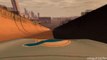 The Loop Dinoco McQueen race track above the water Disney pixar cars by onegamesplus