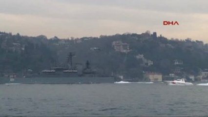 Bir Rus Savaş Gemisi Daha Boğaz'dan Geniş Güvenlik Önlemleri Altında Geçti