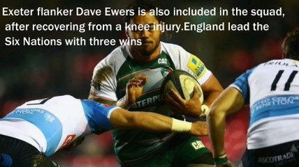 Manu Tuilagi in England squad for Wales game in Six Nations 2016: