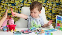 Учим Английские Слова со Свинкой Пеппой!! СВИНКА ПЕППА! Peppa Pig toys word cards