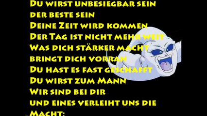 Dragon Ball Z - Du wirst unbesiegbar sein Full song German + lyrics