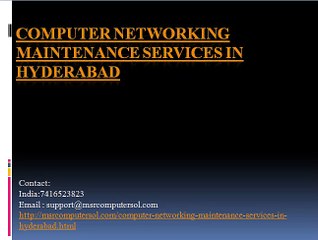 Computer Hardware Networking Services in Hyderabad | list of computer networking companies in hyderabad