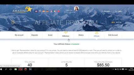 Amazing 5 - The Best Passive Investment 2016 - 155% Profits (5% Daily)