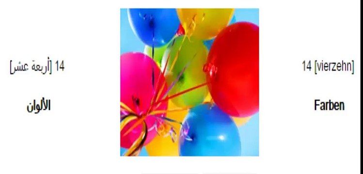 lektion 14 دروس تعليم اللغة الالمانية بدون معلم بالصوت والصورة