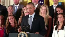 Hope Solo Iced out by Barack Obama ... At White House Ceremony