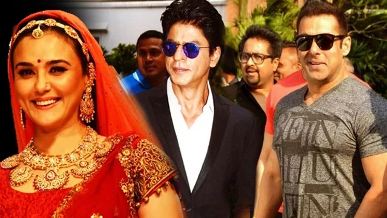 Shahrukh & Salman To Attend Priety Zinta’s Wedding Reception