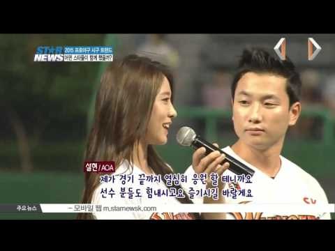 [K-STAR REPORT]Trendy celebrities in baseball field / '대세 스타' 2015 프로야구 시구 트렌드는?