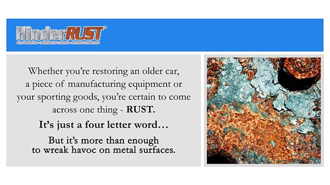 The Best Scientifically Formulated Rust Inhibitor - Watch Now!