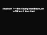 PDF Lincoln and Freedom: Slavery Emancipation and the Thirteenth Amendment  Read Online
