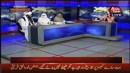 Molana leaved the show after insulting Fareeha Idrees