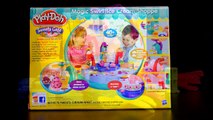 Play Doh Magic Swirl Ice Cream Shoppe Toy Review Hasbro Play-Doh Sweets Cafe Ice Cream Maker!