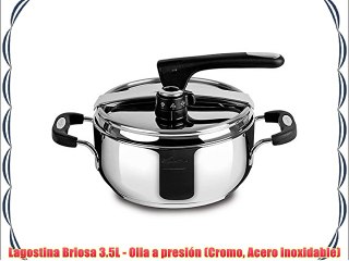 Lagostina Briosa 3.5L - Olla a presión (Cromo Acero inoxidable)