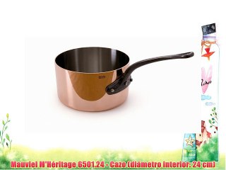 Mauviel M'Héritage 6501.24 - Cazo (diámetro interior: 24 cm)