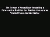 Read The Threads of Natural Law: Unravelling a Philosophical Tradition (Ius Gentium: Comparative