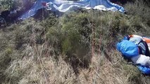 Paraglider crashes into sunbathers on beach - GoPro Epic Fail - Paragliding - Freeflight