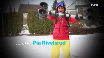 Elle bat le Record du monde de vitesse à Ski avec un propulseur électrique