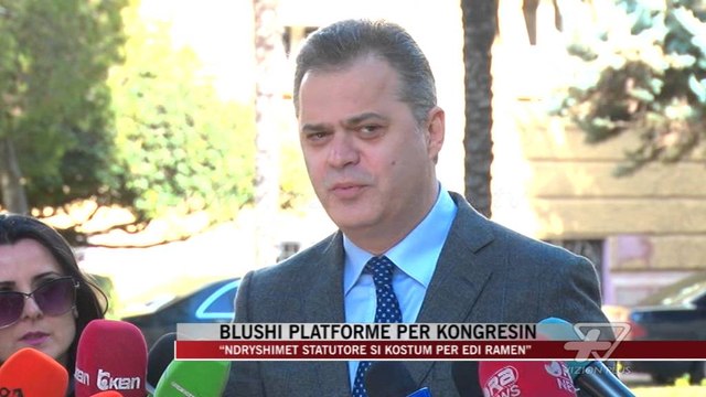 Blushi platformë për kongresin - News, Lajme - Vizion Plus