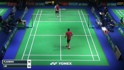 R64 German Badminton Open 2016 Lin Dan vs Rasmus Fladberg