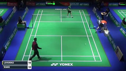 R64 German Badminton Open 2016  Wang Tzu Wei vs Brice Leverdez