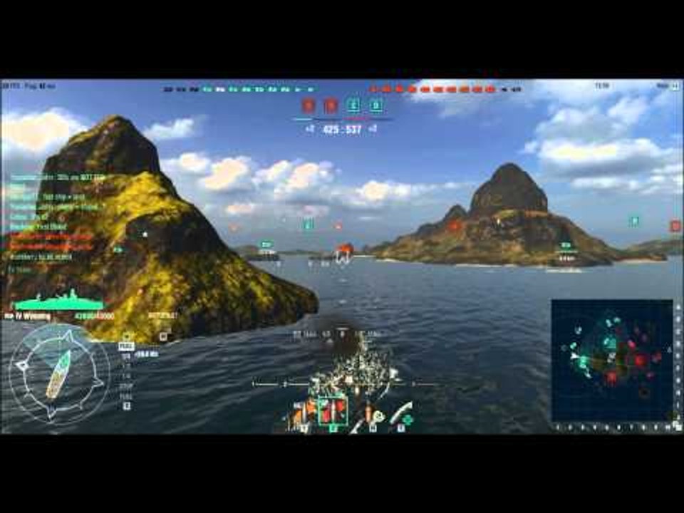 World of Warships Wyoming battleship mini review