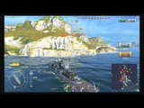 World of Warships USA teir 1 cruiser Erie cruiser basic guide (closed beta footage)