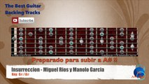 Insurreccion - Miguel Rios y Manolo Garcia Guitar Backing Track with scale chart