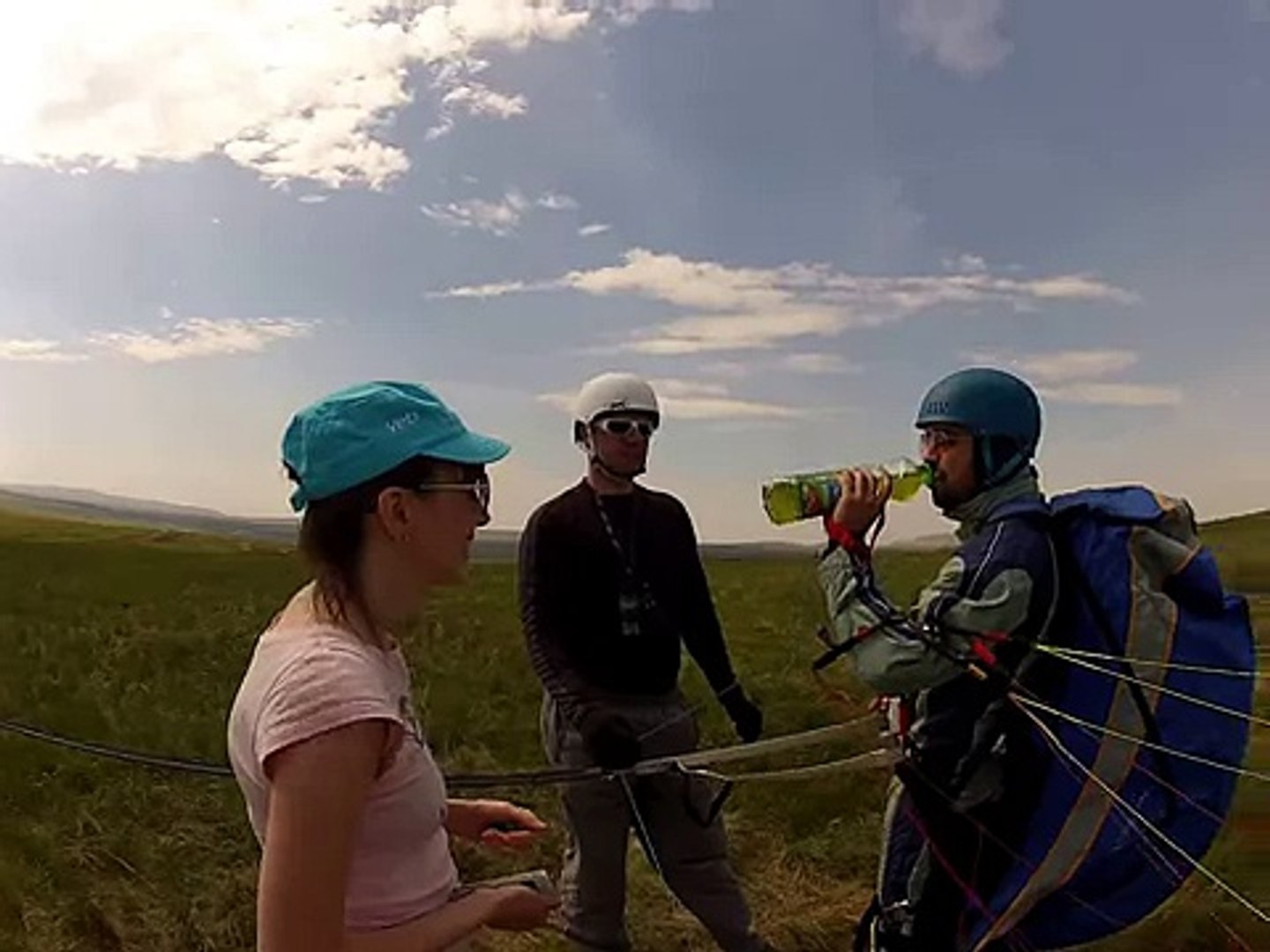 ⁣Paragliding. Парапланеризм. Подготовка к полёту. Эмиль. GOPR0461