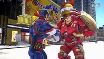 绿巨人克星 VS 美国队长 Hulk Buster vs Captain America 战斗 Fight 动漫 Animation