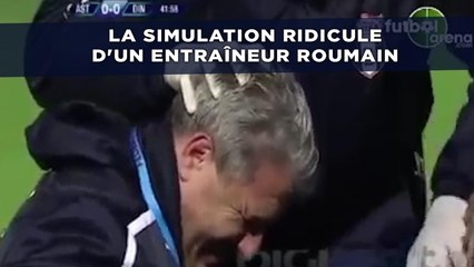 La simulation ridicule d'un entraîneur roumain