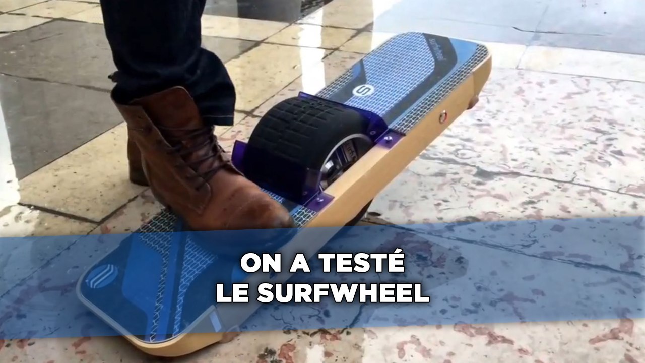 On a testé le Surfwheel, le skate mono roue