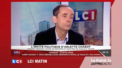 Ménard veut "s'inspirer" des propositions de Trump sur l'immigration - Zapping du 02/03