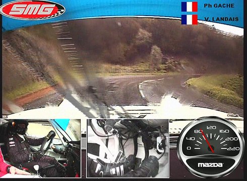 RALLYE DE CORSE HISTORIQUE - PHLIPPE GACHE MAZDA RX 7 - ES9