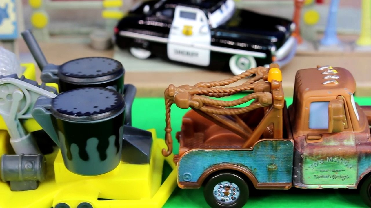 Disney Cars Pixar Mater Dreams of Saving Imaginext Batman Wolverine Hulk Lightning McQueen