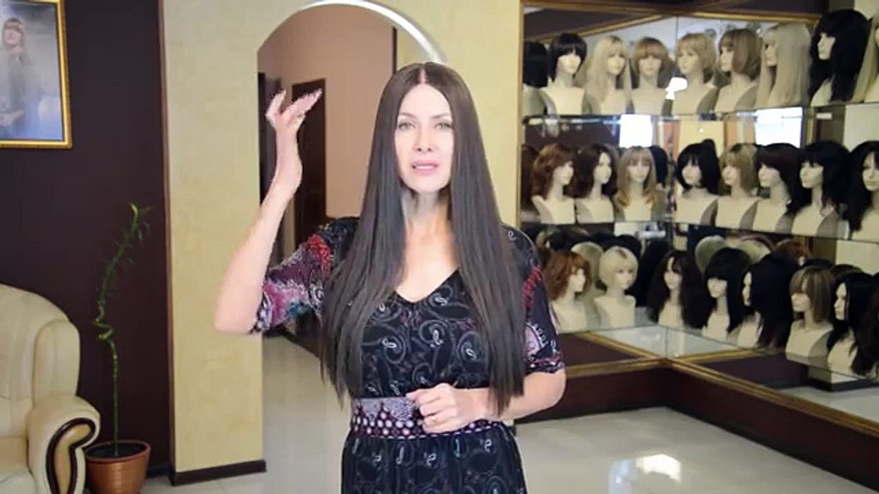Длинный парик без челки Voevodins