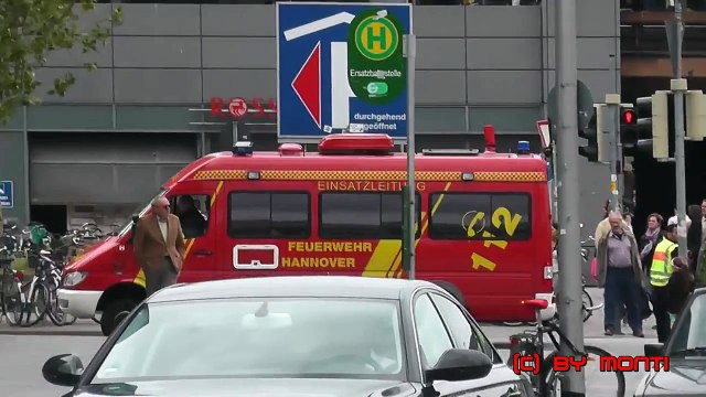 [B3 Alarm] Großeinsatz für Feuerwehr & Rettungsdienst & Polizei Hannover (Feuer in Sparkas