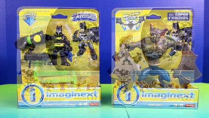 Imaginext Thunder Punch Batman Thunder Punches Man Bat For Capturing Flash & Cyborg