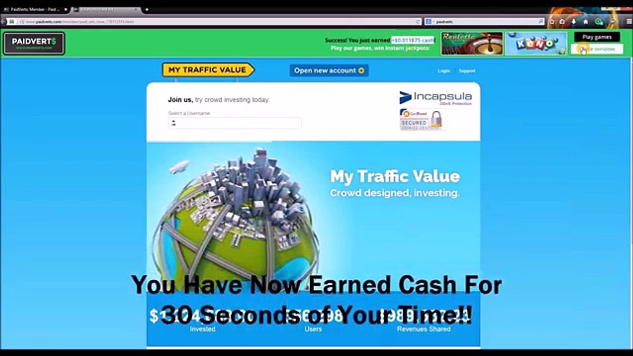 Paidverts-Detailed Guide to $100 a Day and Official Android App