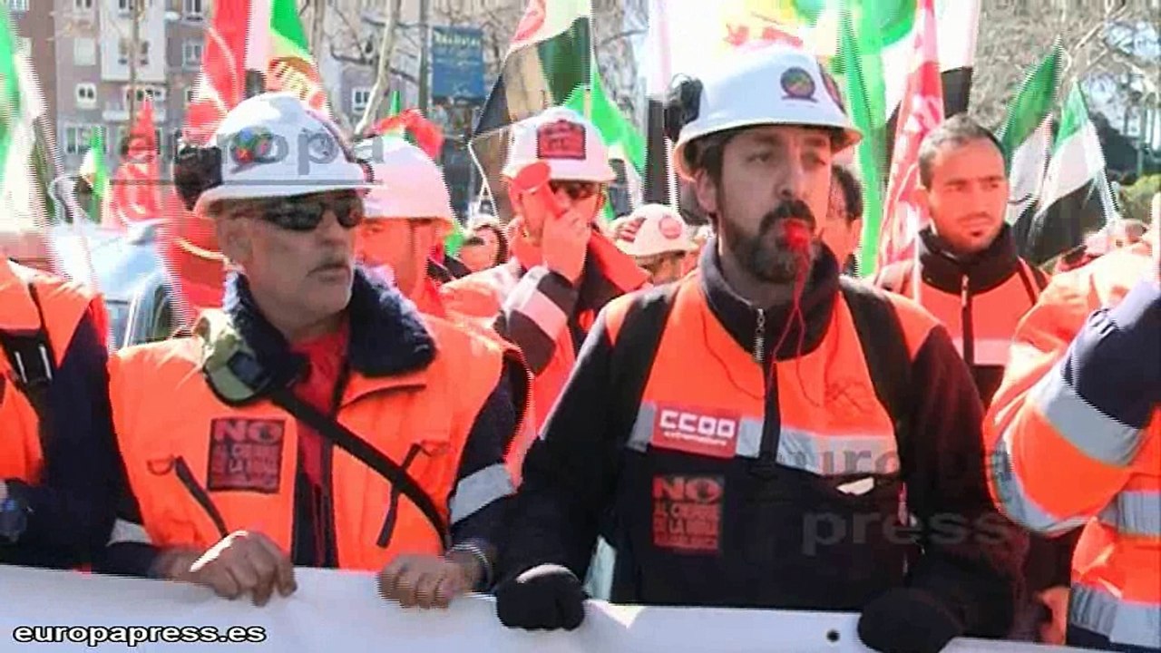 Los mineros de Aguablanca protestan en Industria