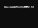 PDF Advanced Adobe Photoshop CS3 Revealed  Read Online
