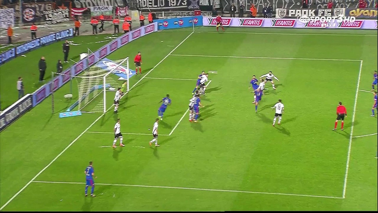 ΠΑΟΚ - Ολυμπιακός: Το γκολ του Καμπιάσο
