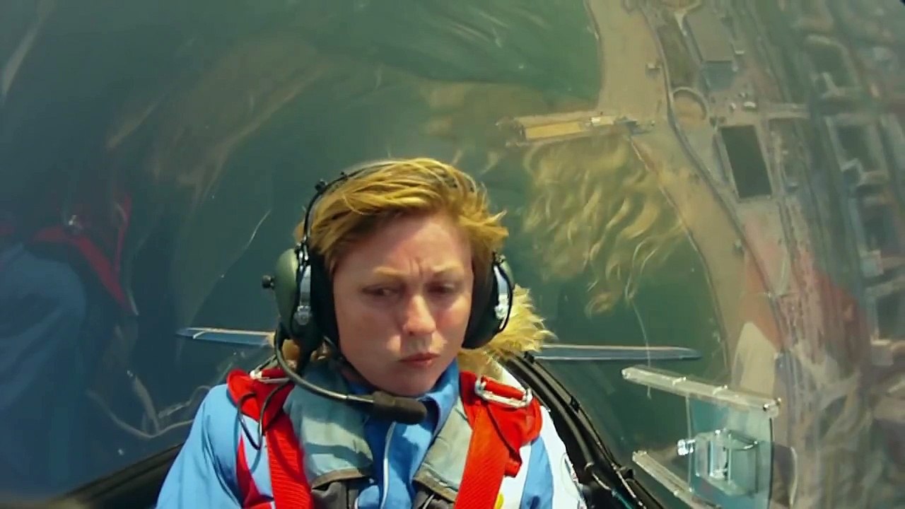 Svetlana Kapanina aerobatic display in Festa al Cel Barcelona Airshow 2011