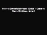 Download Sonoran Desert Wildflowers: A Guide To Common Plants (Wildflower Series) Ebook Free