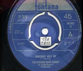 Spencer Davis Group Somebody Help Me 1966 45rpm