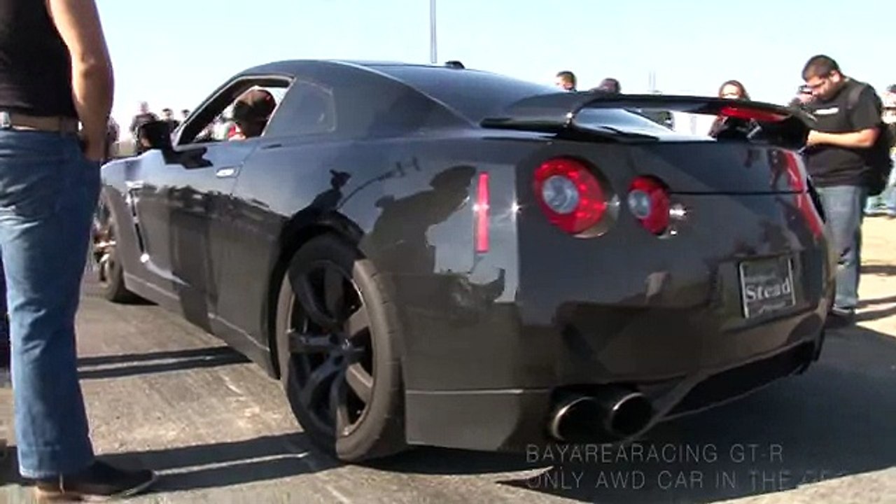 560hp GT-R vs MUSCLE - Cali Street Racing