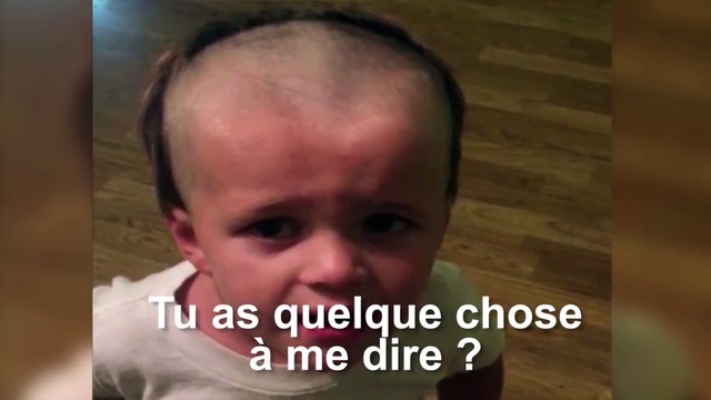 Ce petit garçon voulait faire comme son papa, c'est raté