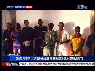 Corps Africa: 12 volontaires au servce de la communauté